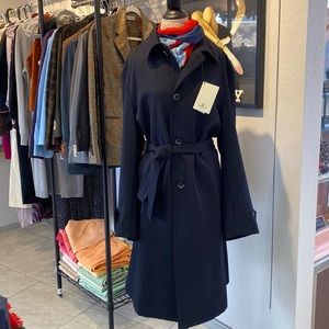 Barena Navy Trench-coat